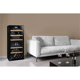 LA SOMMELIERE La Sommelière LS102DZBLACK (schwarz) Weintemperierschrank