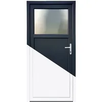 PANTO SMK 510 rechts 98 x 198 cm anthrazit/weiß