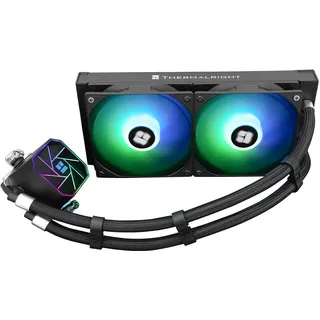 Thermalright TR AQUA ELITE 240 V3 CPU-Flüssigkeitskühler,240mm AIO-Doppel-PWM-ARGB-Lüfter,effiziente PWM-gesteuerte Pumpe,für AMD/AM5/AM4,Intel LGA1700/1851
