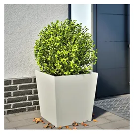 vidaXL Pflanzkübel 50 x 50 x 50 cm Weiß