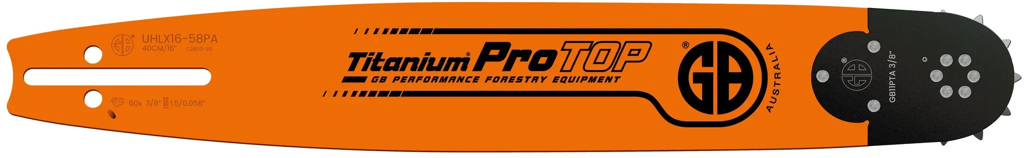 GB Führungsschiene Titanium ProTOP 3/8