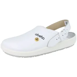 Abeba ESD-Berufsschuhe rubber Clog weiß Gr. 42