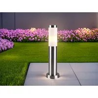 MeineWunschleuchte Edelstahl Höhe 45cm - Outdoor Stehlampe für draußen