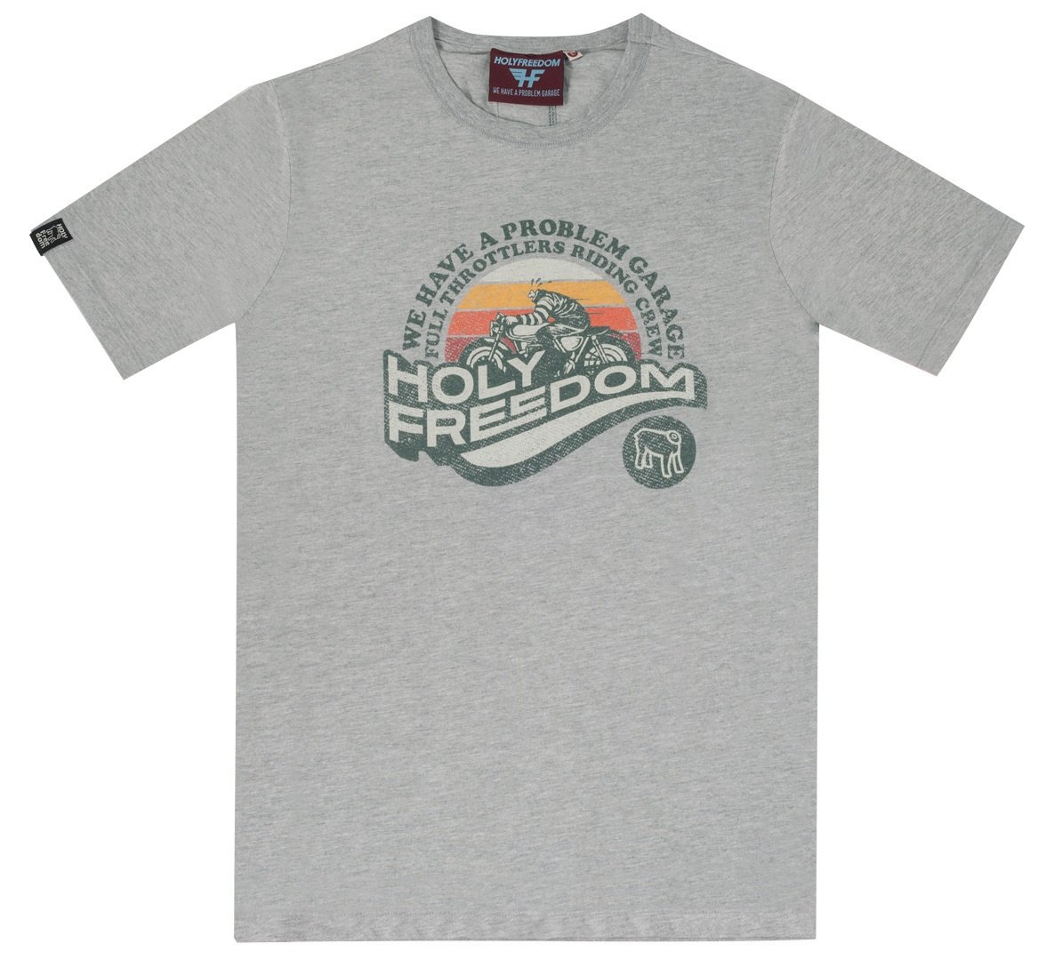 HolyFreedom L.A. Melange T-shirt, grijs, 2XL
