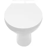 Belvit Stand WC Toilette Abgang Boden Senkrecht + Softclose Deckel