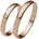 FIRETTI Trauring FIRETTI Schmuck Geschenk Gold 375 Hochzeit Ehering LIEBE Gr 60 rosa roségoldfarben Fingerringe Damen 60 0 01 SI kleine Einschlüsse mit Brillant Roségold 375 3mm Trauring Made in Germany wahlweise mit oder ohne Brillant