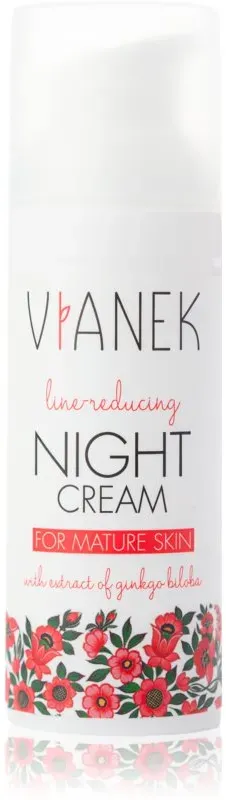 Vianek Line-Reducing verjüngende und glättende Nachtcreme für reife Haut 50 ml