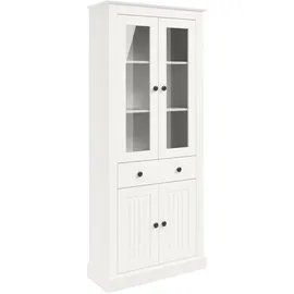 OTTO home Vitrine Liotta 77 x 31 x 181 cm Weiß