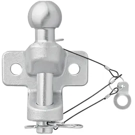 PRO PLUS ProPlus Anhängerkupplungskugel Silber zweifach Ausführung D21/S350