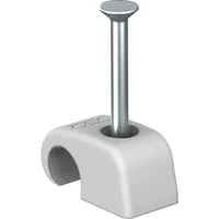 OBO Bettermann Nagelschellen 2228629 Bündel-Ø-Bereich 7 mm, (max) Grau 100 Stück
