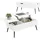 Homcom Couchtisch Weiß Spanplatte 50 x 58 x 100 cm