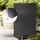 Tulup Grill-Unterlage 100 x 70 cm Metall Schwarz