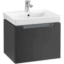 Villeroy & Boch Waschtischunterschrank 1 Auszug 53,7 x 42,0 x 42,3 cm Schwarz
