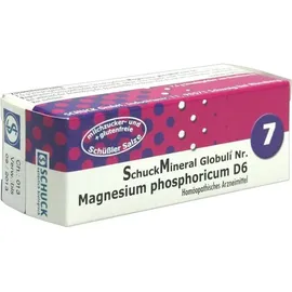 Schuck Gmbh Arzneimittelfabrik Schuckmineral Globuli 7 Magnesium phosphoricum D6