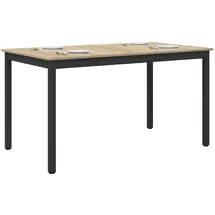 vidaXL Esstisch 80 x 80 x 75 cm grau
