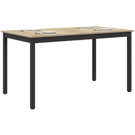 vidaXL Esstisch 80 x 80 x 75 cm grau