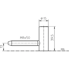 Simonswerk Flügelteil V 0020/12,5