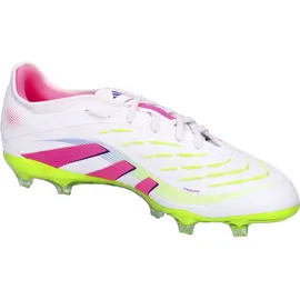 adidas Predator Pro FG Herren Cloud White/Lucid Pink/Lucid Lemon 43 1/3