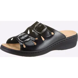 Pantolette CLASSIC, Damen, Gr. 38, schwarz, Lackleder, Schuhe