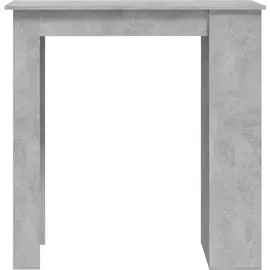 vidaXL Bartisch mit Regal 102 x 50 x 103,5 cm Grau
