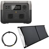 ECOFLOW River 2 0% MwSt §12 III UstG MAX 512Wh Powerstation mit 100W Solarpanel