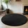 Ayyildiz Kurzflorteppich Joy 1400 Schwarz Ø 80 cm