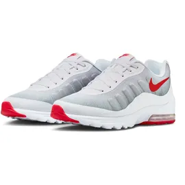 Nike Air Max Invigor Herren Slim Weiß/University Red/Wolf Grau 40