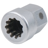 KS Tools Spezialeinsatz Vielzahn M9 mit Magnet, für SAF und Knorr Sättel