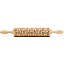 Folkroll Teigroller FOLKROLL "3D-Motiv-Teigrolle", braun, L:43cm, Teigroller, Boot
