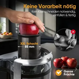 Proficook PC AE 1326 Slow Juicer schwarz
