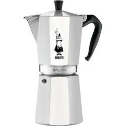 BIALETTI Filterkaffeemaschine Bialetti Moka Express, Espressomaschine, (12 silberfarben