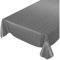 ANRO Wachstuchtischdecke Wachstuch Wachstischdecke Tischdecke Wachstuchdecke Anthrazit Leinenoptik 120x140cm