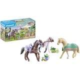 Playmobil Horses of Waterfall 3 Pferde: Morgan, Quarter Horse & Shagya Araber