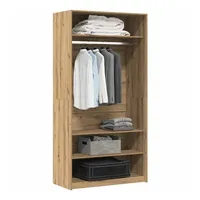 VidaXL Kleiderschrank Artisan-Eiche 100x50x200 cm Holzwerkstoff