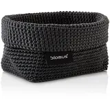 BLOMUS Häkelkorb TELA aus Kunstfaser 10 x 10 x 9 cm anthrazit