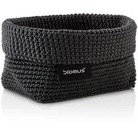 BLOMUS Häkelkorb TELA aus Kunstfaser 10 x 10 x 9 cm anthrazit