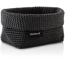 BLOMUS Häkelkorb TELA aus Kunstfaser 10 x 10 x 9 cm anthrazit