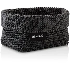 BLOMUS Häkelkorb TELA aus Kunstfaser 10 x 10 x 9 cm anthrazit