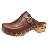 Sanita Wood-Lillen Open Clog Brown Gr.35 | 35