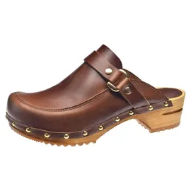 Sanita Wood-Lillen Open Clog Brown Gr.35 | 35