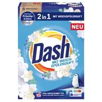 Dash 2in1 Vollwaschmittel Pulver Weichspülerduft 80 WL - 80.0