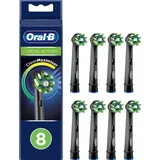 Oral-B CrossAction Aufsteckbürste schwarz 8 St.