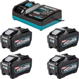 Makita Power Source Kit 4x BL 4050 F Akku 40 V max. 5,0 Ah XGT + DC 40 RA Ladegerät,