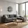 Ambiente Haus Urban Wandregal 60 x 1 x 60 cm Schwarz