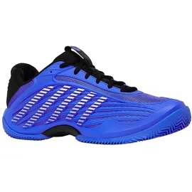 K-Swiss Hypercourt Express 3 Clay Tennis Shoe, Dazzling Blue/Black/White, 44 EU
