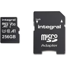 Integral INMSDX256G-100V30 256 GB Micro-SD-Karte MICROSDXC UHS-1 U3 CL10 V30 A1
