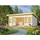 Palmako Gartenhaus Lisa 5,30 x 3,80 m Hellgrau-Anthrazit