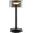 Brilliant LED Tischleuchte "Razor", schwarz, 1, Ø 12cm H: 26cm, 1 Stk., Leuchten, LED Akku Leuchte, 26 cm, 260 lm, 2700 K, Wireless Charging, dimmbar, LED Tischleuchte