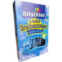 Hitschies Saure Drachenzungen Wassereis Zungenfärber 10x40 ml,