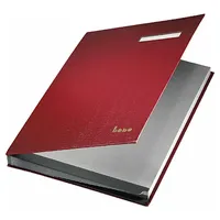 BENE Unterschriftenmappe 19 Fächer rot, 1 St.